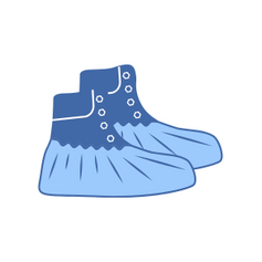 Medical shoe covers, protectors, and booties, including hospital shoe covers, non-slip, waterproof, plastic, and non-woven fabric options for safety and hygiene